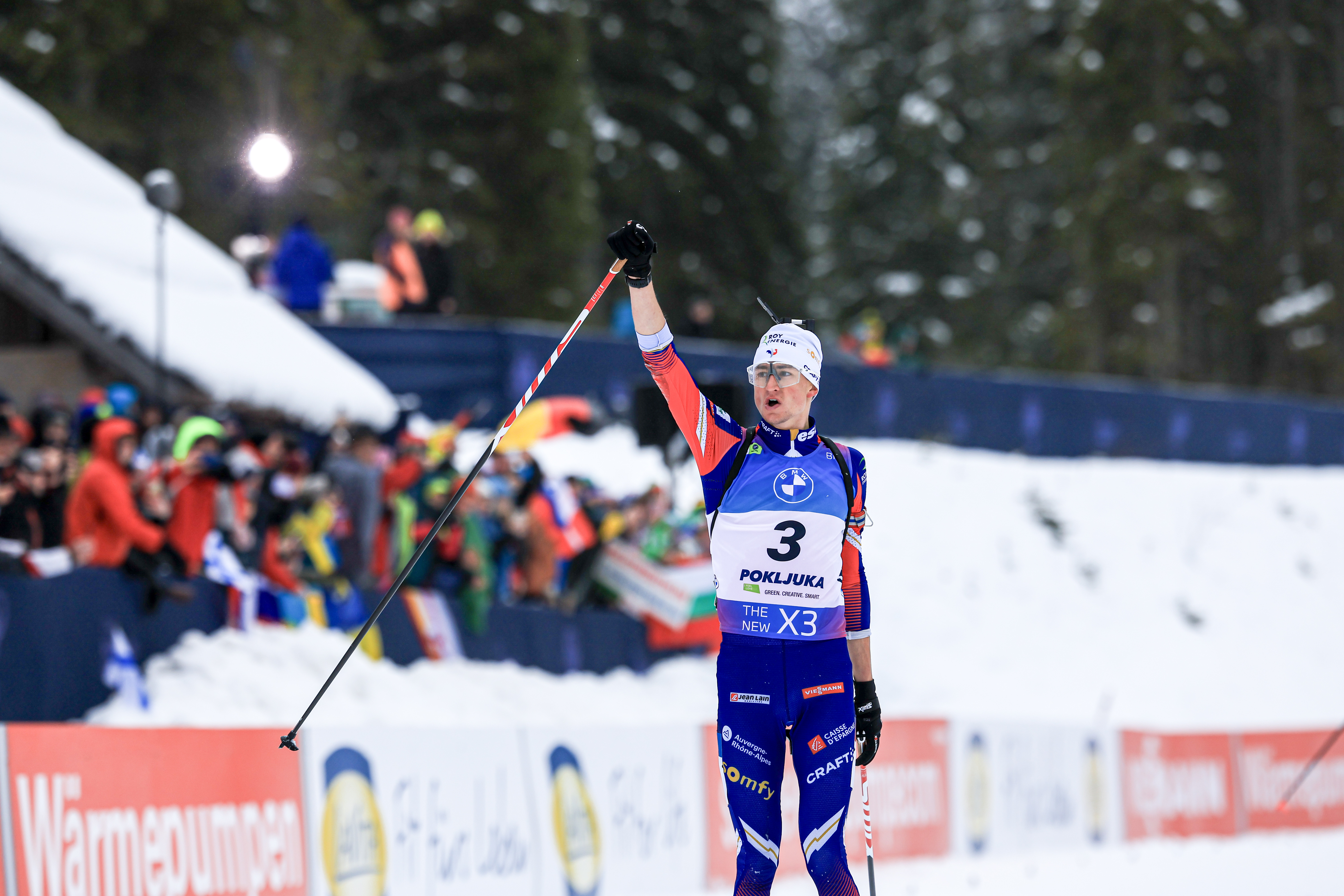 Eric Perrot Pulls Away for Pokljuka Mass Start Victory ahead